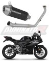 complete exhaust system with muffler DOMINATOR Full System S3 BLACK fits to Yamaha YZF R125 2021  2024