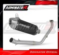 complete exhaust system with muffler DOMINATOR Full System S3 BLACK fits to Yamaha MT 125 2021  2024 3