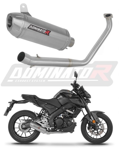 exhaust muffler DOMINATOR Full System S3 fits to Yamaha MT 125 2020