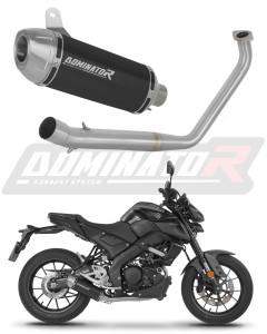 Yamaha MT 125 2020 Ligne complète d'échappement Collecteur Silencieux S3 NOIR + dB killer