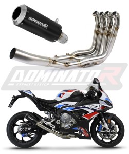 BMW S1000RR 2019 - 2026 Full Exhaust System Collector Silencer GP BLACK + dB killer