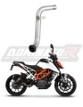 decat silencieux central DOMINATOR Mid Pipe compatible avec la moto KTM 390 DUKE 2017  2020 7