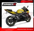 wydech tłumik DOMINATOR GP CZARNY pasujący do motocykla Suzuki GSXR 600 K1-K5 2001 - 2005 5