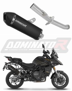 QJMOTOR SRT 900 S / SX 2025 - 2026 Pot d'échappement Silencieux HP7 NOIR + dB killer
