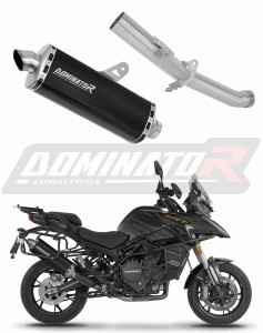 QJMOTOR SRT 900 S / SX 2025 - 2026 Pot d'échappement Silencieux P7 NOIR + dB killer