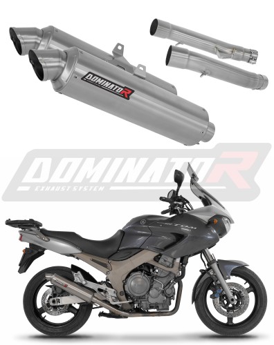 échappement silencieux DOMINATOR GPF compatible avec la moto Yamaha TDM 900 2002  2013