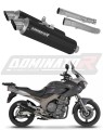 échappement silencieux DOMINATOR GPF noir compatible avec la moto Yamaha TDM 900 2002  2013
