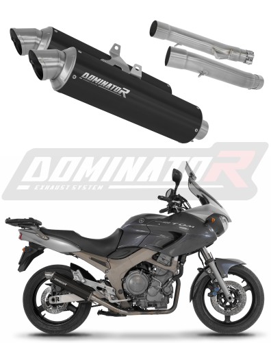 exhaust muffler DOMINATOR GPF BLACK fits to Yamaha TDM 900 2002  2013
