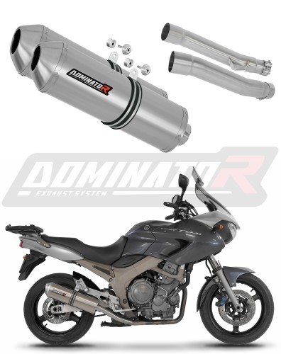 échappement silencieux DOMINATOR OVR compatible avec la moto Yamaha TDM 900 2002  2013