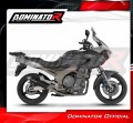 échappement silencieux DOMINATOR GPF noir compatible avec la moto Yamaha TDM 900 2002  2013 5