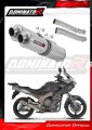 exhaust muffler DOMINATOR ROUND fits to Yamaha TDM 900 2002  2013 2