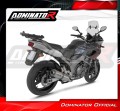 échappement silencieux DOMINATOR rond compatible avec la moto Yamaha TDM 900 2002  2013 4