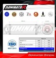 échappement silencieux DOMINATOR rond compatible avec la moto Yamaha TDM 900 2002  2013 6