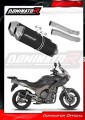 échappement silencieux DOMINATOR OVR noir compatible avec la moto Yamaha TDM 900 2002  2013 2