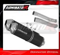 échappement silencieux DOMINATOR OVR noir compatible avec la moto Yamaha TDM 900 2002  2013 3