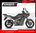 échappement silencieux DOMINATOR OVR noir compatible avec la moto Yamaha TDM 900 2002  2013 5