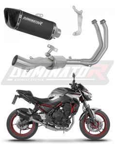 Kawasaki Z650 2023 - 2026 Ligne complète d'échappement Collecteur Silencieux HP6 NOIR + dB killer