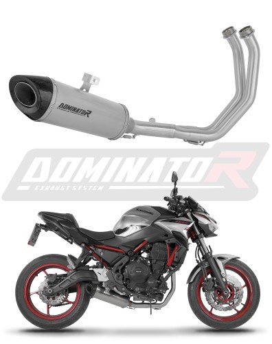 complete exhaust system with muffler DOMINATOR Full System titanium HP8 fits to Kawasaki Z650 2023  2026