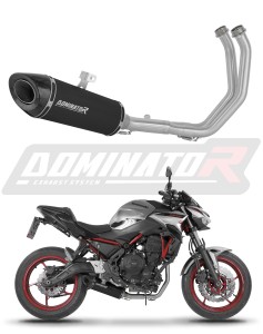Kawasaki Z650 2023 - 2026 Ligne complète d'échappement Collecteur Silencieux HP8 NOIR + dB killer