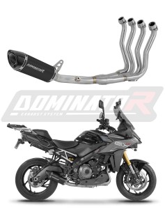Suzuki GSX-S 1000 GX 2025 - 2026 Ligne complète d'échappement Collecteur Silencieux HP8 NOIR + dB killer