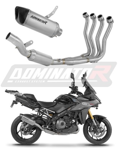 complete exhaust system with muffler DOMINATOR Full System titanium HP6 EX fits to Suzuki GSXS 1000 GX 2025  2026