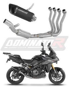 Suzuki GSX-S 1000 GX 2025 - 2026 Ligne complète d'échappement Collecteur Silencieux HP6 NOIR EX + dB killer