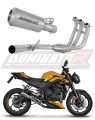 complete exhaust system with muffler DOMINATOR Full System GPS fits to Triumph STREET TRIPLE 765 S / R / RS 2023  2024 4