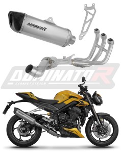 Triumph Street Triple 765 RS 2024 - 2025 Ligne complète d'échappement Collecteur Silencieux Titane HP6 + dB killer