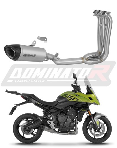 système d’échappement complet avec silencieux DOMINATOR Full System titane HP8 compatible avec la moto Triumph Tiger Sport 660 2025  2026
