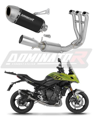 système d’échappement complet avec silencieux DOMINATOR Full System S6 noir compatible avec la moto Triumph Tiger Sport 660 2025  2026