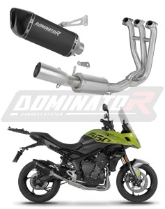 Triumph Tiger Sport 660 2025 - 2026 Ligne complète d'échappement Collecteur Silencieux HP6 NOIR + dB killer
