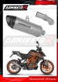 exhaust muffler DOMINATOR titanium HP8 fits to KTM 125 Duke 2021  2023 2