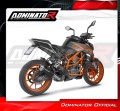exhaust muffler DOMINATOR S3 BLACK fits to KTM 125 Duke 2021  2023 4