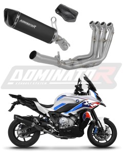 BMW S1000XR 2020 - 2026 Ligne complète d'échappement Collecteur Silencieux HP6 BLACK + dB killer