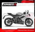 complete exhaust system with muffler DOMINATOR Full System S3 BLACK fits to Triumph Daytona 660 2024  2026 4