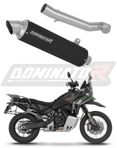 échappement silencieux DOMINATOR GPF noir compatible avec la moto CF MOTO 1000 MTX 2026