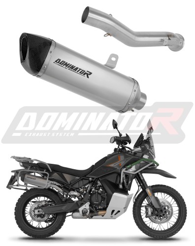 échappement silencieux DOMINATOR titane HP6 compatible avec la moto CF MOTO 1000 MTX 2026