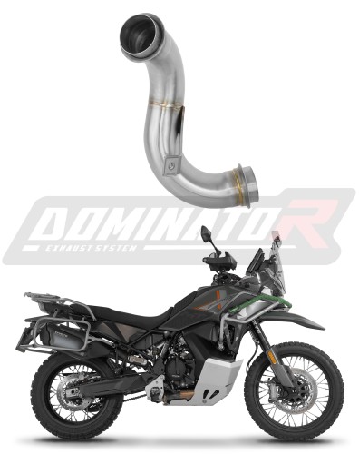 decat silencieux central DOMINATOR Mid pipe compatible avec la moto CF MOTO 1000 MTX 2026