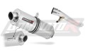 échappement silencieux DOMINATOR homologué ovale compatible avec la moto GSX 1200 INAZUMA 1999  2000 2