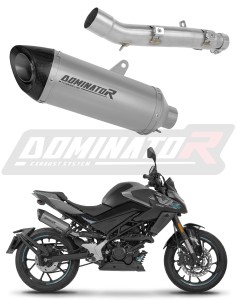 CF MOTO 125 NK 2025 - 2026 Pot d'échappement Silencieux Titane HP8 + dB killer