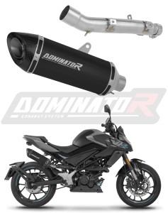 CF MOTO 125 NK 2025 - 2026 Pot d'échappement Silencieux HP8 NOIR + dB killer