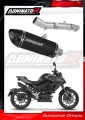 CF MOTO 125 NK 2025 - 2026 Pot d'échappement Silencieux HP8 NOIR + dB killer 1