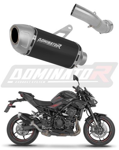 échappement silencieux DOMINATOR S6 noir compatible avec Kawasaki Z900 2025 2026