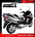 BURGMAN 400 EXHAUST Suzuki Muffler Auspuff Sportauspuff Silencer Echappement Silencieux Scarico Scarichi Escape Wydech Tłumik Carbon Tip HP1 2007 - 2016 Dominator 2