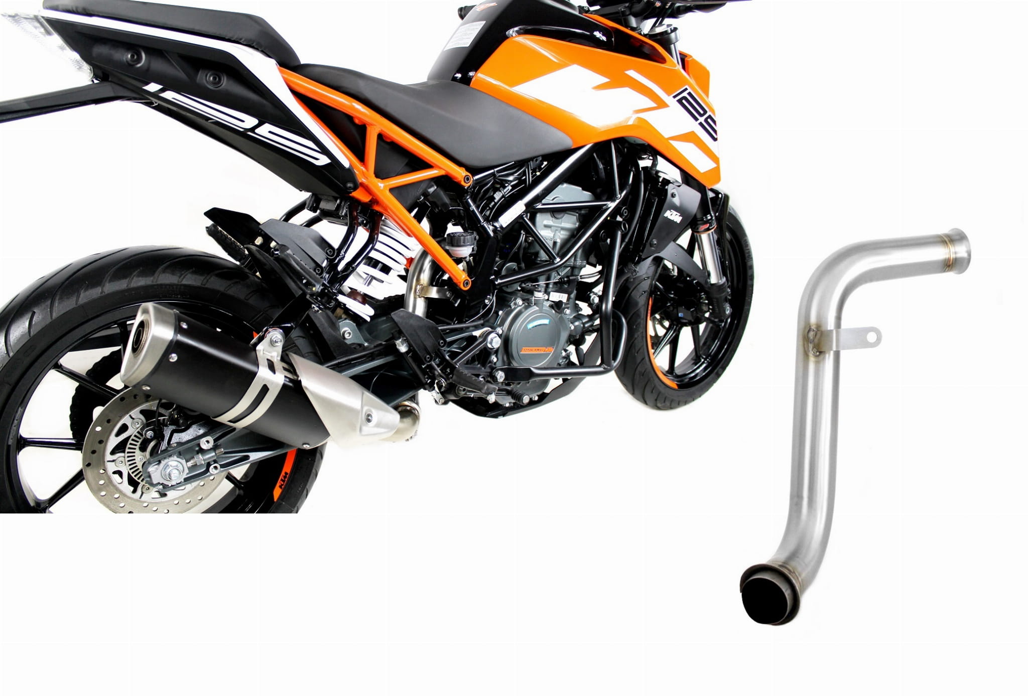 125 DUKE Décatalysateur Supprime le catalysateur DECAT 2017 - 2020 - Dominator Exhaust Systems